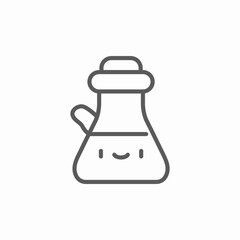oil bottle icon sign vector