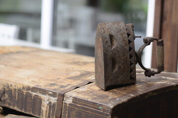 old rusty saw