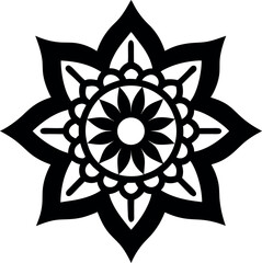 Fototapeta premium Intricate Mandala Decorative Circular Pattern Line Art Vector Illustration