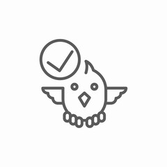 verified twitter account icon sign vector