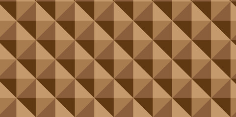 Abstract geometric background seamless mosaic and low polygon triangle texture wallpaper. Triangle shape retro wall grid pattern geometric ornament tile vector square element.