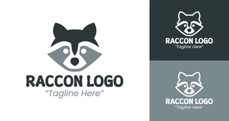 Trendy and Creative Raccoon Logo Design for Branding and Marketing