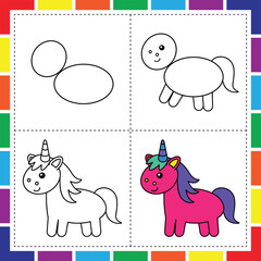 Fantasy coloring and drawing fun for kids easy step by step tutorials for drawing unicorns castles fairies dragons and mermaids, Magical adventures in art step by step drawing and coloring pages