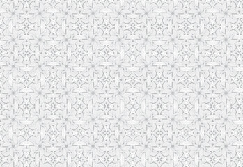 Seamless fabric pattern with abstract art line waven grey and white. Ideal for textile, fashion, wallpaper, and digital backgrounds. Clean, modern, and fully repeatable