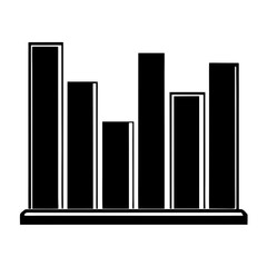 Fototapeta premium business graph with arrow