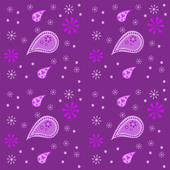 christmas seamless pattern with snowflakes