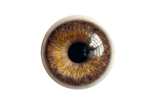 Focused vision eye close-up