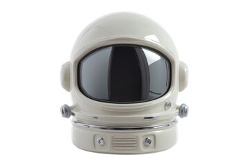Fototapeta premium Space-themed helmet indoor display