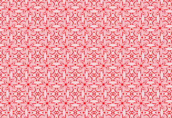 Seamless fabric pattern with abstract art line waven red and white. Ideal for textile, fashion, wallpaper, and digital backgrounds. Clean, modern, and fully repeatable