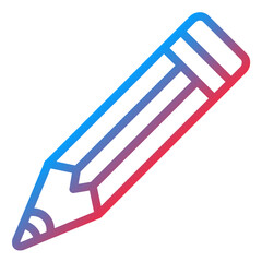 Pencil line icon style