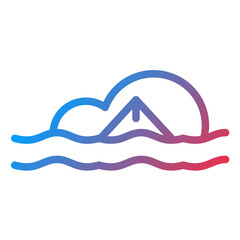 Foggy Line Icon Style