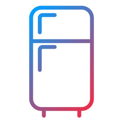 Fridge Line Icon Style