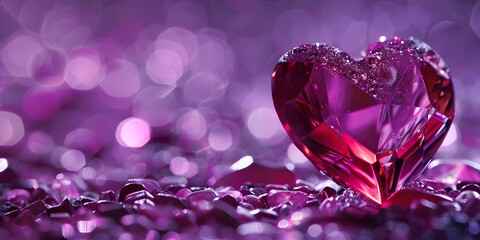 Love valentines background with hearts Ai generate