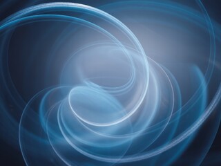 Fototapeta premium Abstract blue swirling light energy flow design