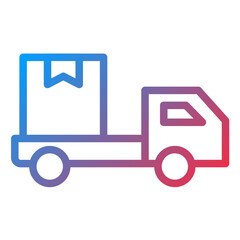 Shipment Line Icon Style