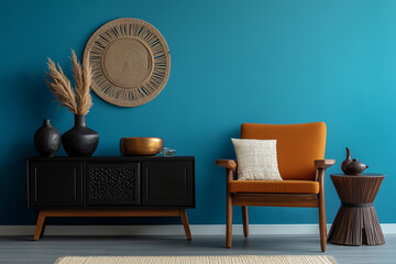 A modern and minimalist living room