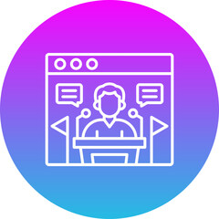 Fototapeta premium Speech Icon