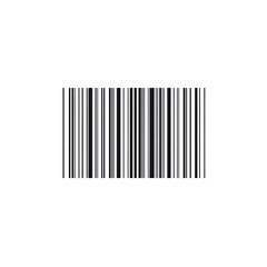 Ai generated image of barcode with black vertical lines isolated on transparent background