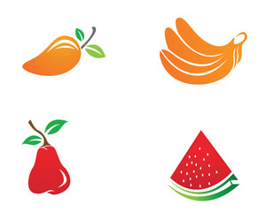 fruit logo and symbols icons  app