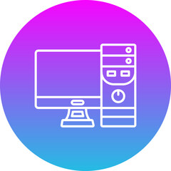 Desktop computer Icon