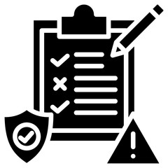 Contingency Planning glyph icon