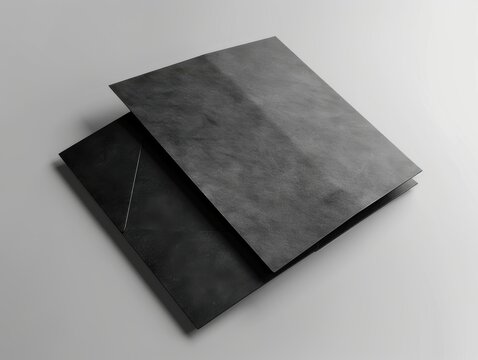 Black presentation folder mockup - Powered by Adobe
