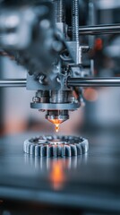 3D Printer in Action: Creating a Complex Gear Component
