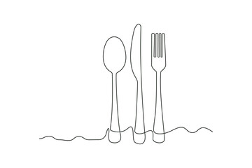 Minimal One Line Art Drawing | Continuous Line Vector Illustration
