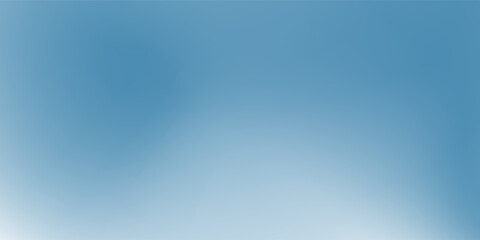 Panoramic abstract blue background for product presentation with sunlight and blurred art modern good simple