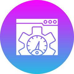 Web speed test Icon