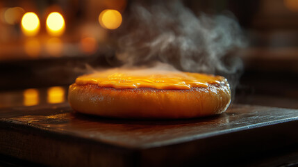 Melting Cheese Burger A Real Aesthetic Wallpaper Background