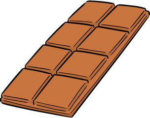 Illustration of chocolate bar
