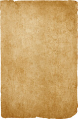 Antique Blank Paper with Ripped Corners for Background or Design
