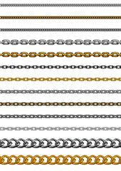 JEWELRY FASHION CHAIN VECTOR BRUSHES