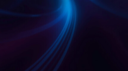 Fototapeta premium Abstract Blue Light Streaks on Dark Background Ideal for Modern Wall Art Or Background