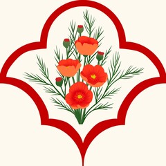 Seamless watercolour and unique floral pattern background for covers, notes, banner. Soft backgrounds colour. Watercolour art work. Flower stalk. Colourful flower.