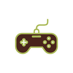 Game Controller icon. Simple handheld game controller icon for social media, app, and web design. Vector illustration. Joystick Game Controller Toy Outline Icon Vector Illustration.