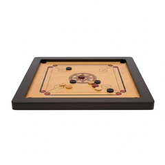 Carrom board on white background 