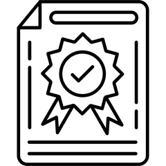 Occupancy Certificate Icon