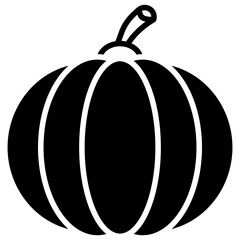 Pumpkin glyph mixed icon
