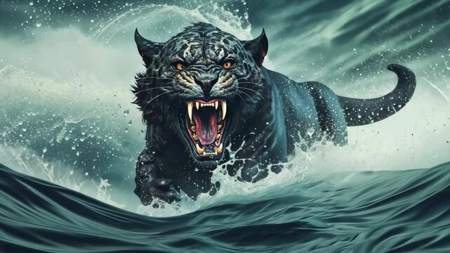 A beast that comes from the sea with leopards head Revelation Biblical prophecies