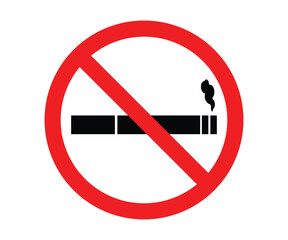 No smoking sign icon vector.