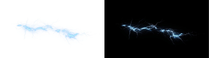 Lighting, electric, abstract, spark, and light effects energize this spectacular PNG. A transparent Overlay perfect for thunderstorm visuals, techno themes, or nature-impact illustrations.