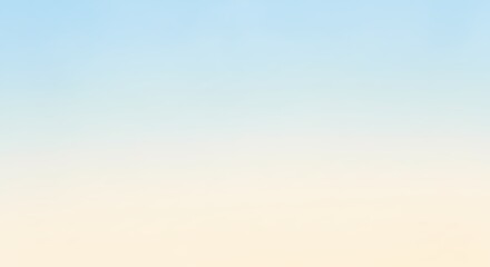 Light Blue Fresh Gradient Background, Pure Colors Show Simple Healing Style