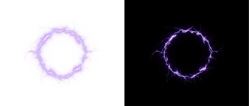 Effect, lightning, ball, magic, and glow define this violet energy PNG. A realistic PNG Overlay with transparent thunder flare—ideal for plasma, explosion, or sci-fi tech designs.