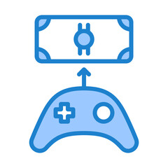 Obraz premium Play To Earn Icon