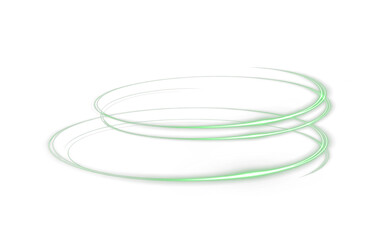 Magic, sparkle, vortex, curve, ring transparent PNG Overlay with glowing spiral motion, neon energy, and dynamic green light. Perfect for futuristic effects, design elements, and flash visuals.