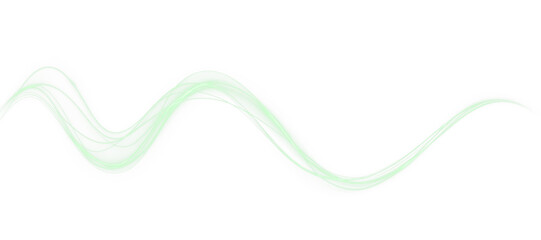 Glistering, light, line, twirl, green glowing PNG Overlay with transparent white background. Sparkling streaks, elegant curves, and neon energy enhance any dynamic, abstract, or magical design.