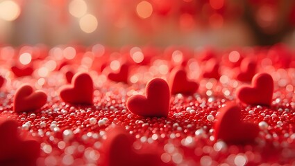 Valentine's Day Background, red blood cells