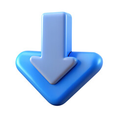 3D Download Arrow Icon